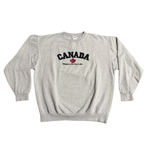 Vintage 90s Canada Sweatshirt Crewneck Preppy Retro Heritage Classic Embroidered